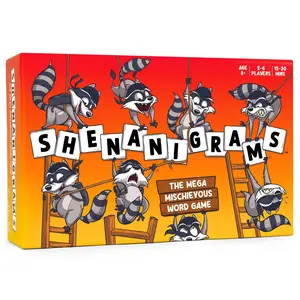 SHENANIGRAMS – The Mega-Mischievous Word Game! A Super Fun & Fast Family Party Game for Kids, Teens & Adults - Great for Travel, Couples & Family Board Games Night