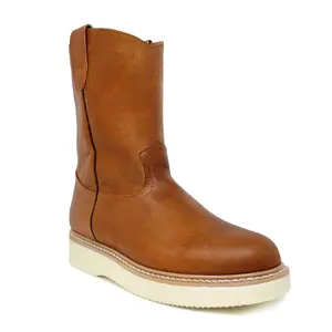 "Salinas" Men's Roper Work Boot - Honey