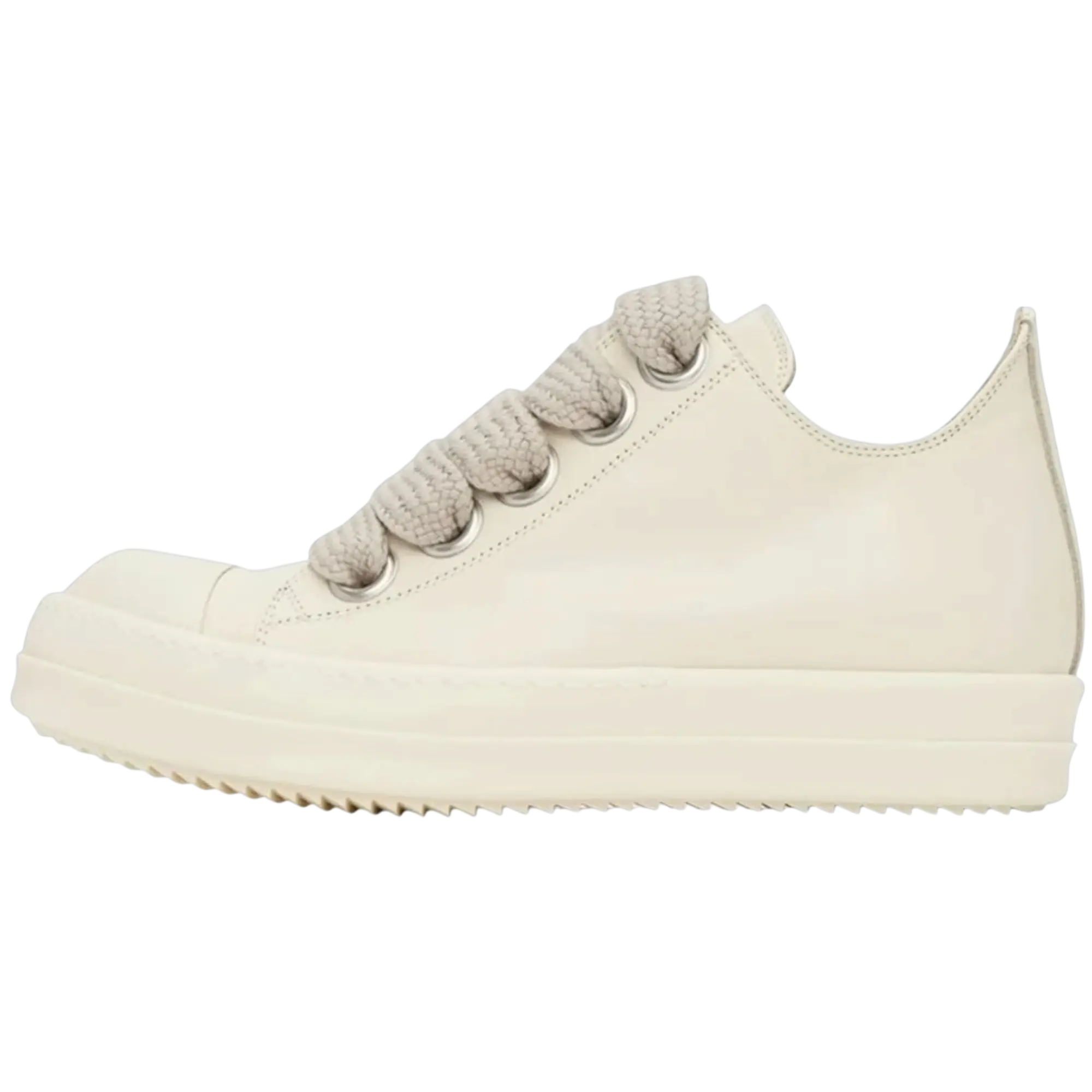 Rick Owens DRKSHDW Jumbolace Low Milk Sneakers