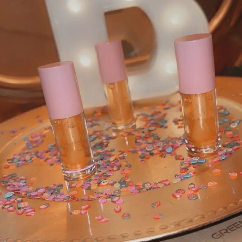 #06 JELLO Lip Gloss – Orange Tint with Clear Shine | Hydrating, Non-Sticky, Vegan Gloss for a Juicy, Glossy Pout