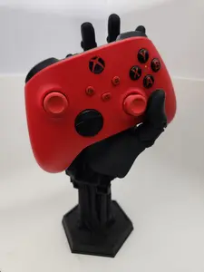 Cybernetic Arm Desk Top Stand - Unique Gift for Gamers Cyberpunk Design High-Quality Plastic Futuristic Gaming Controller Holder