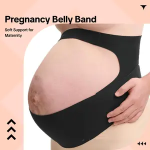 Maternity Belly Band for Pregnancy | Soft Abdominal Support for Second & Third Trimester