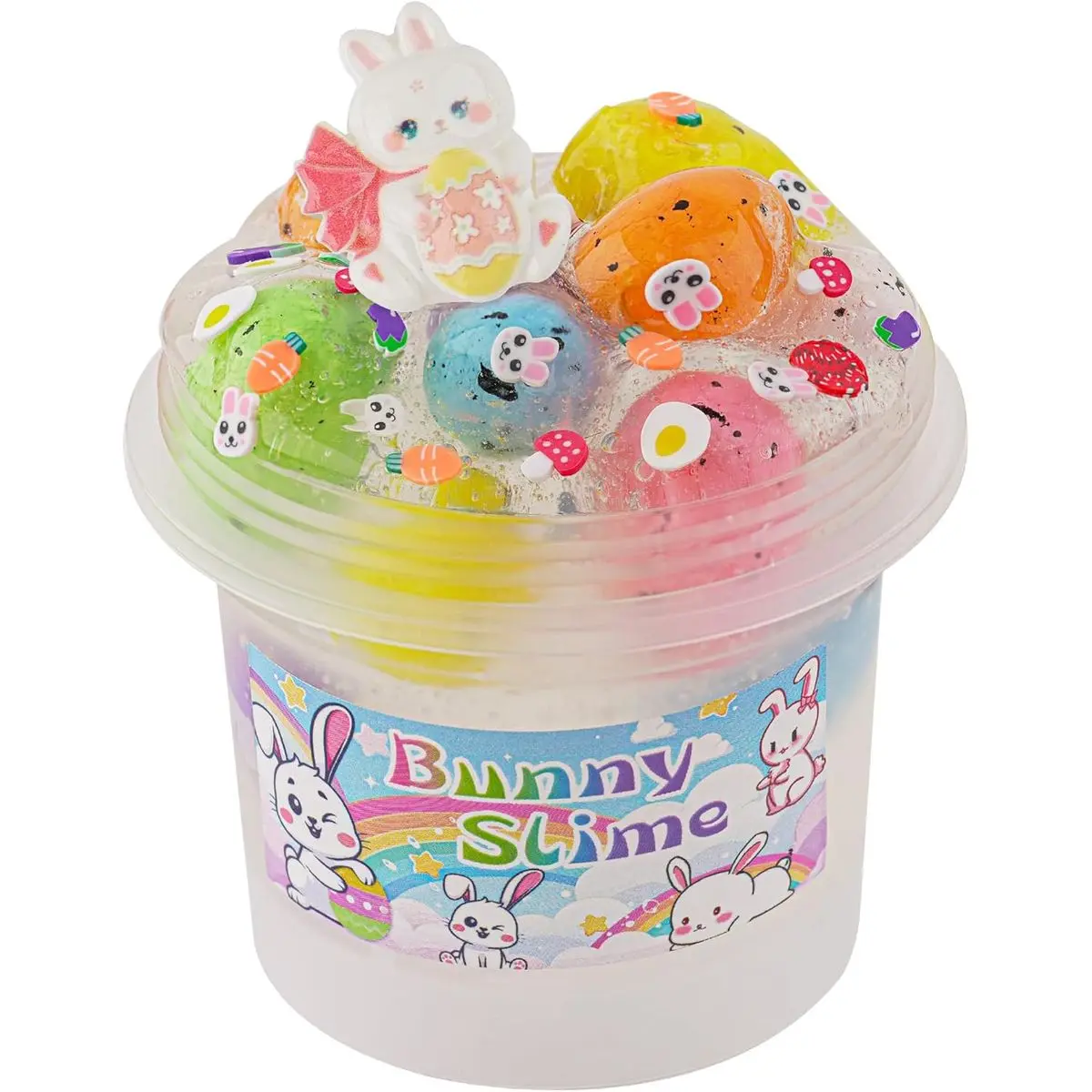 Dino Eggs Clear Slime