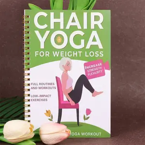30-Day Chair Yoga Guide for Weight Loss & Flexibility, Whole Body Workout Tool, Beginner-Friendly Exercise Book, Includes 60 Movements, Ideal for Seniors & Adults
