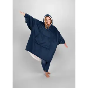 THE COMFY Original - Sherpa Lined Wearable Blanket Hoodie for Warmth and Style, Machine Washable, One Size Fits Most, Seen on Shark Tank, Great Gift, Great for Winter, Womenswear