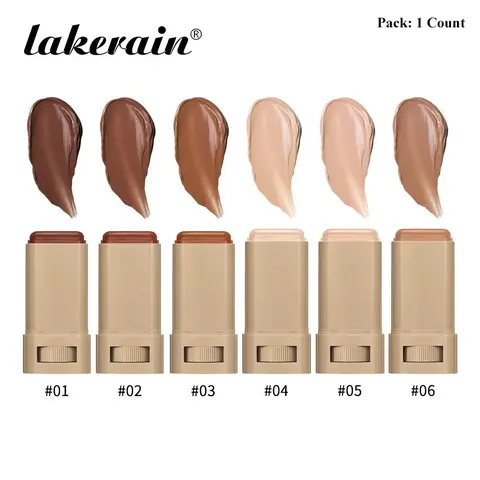 2 Counts Serum Boosted Skin Tint, Moisturizing Solid Foundation Concealer, Waterproof&Trans-proof Foundation, Lightweight and Silky Texture, Effectively Brighten and Even out Skin Tone, Create a Nude Makeup Effect