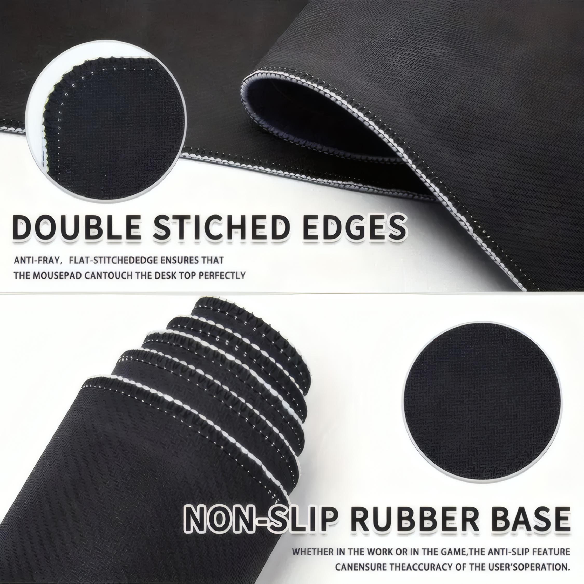 1pc Cute Scottish Highland Cow Desk with Scottish Terrier & Cow Patterns - Non-Slip Rubber Base Gaming & Office Mouse Pad Suitable for PC, Laptop, Computer, Desk - Adorable Scottish Cow Design