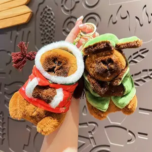 Capybara - Soft and Mini-Sized Stuffed Keychain, Cute Funny Animal Plushie, Fun Gift Idea for Kids, Birthdays, and Collectors, Keychain Toy
