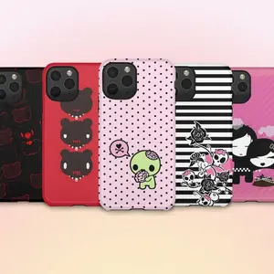 Y2K Kawaii Emo Phone Case | Pink Grunge Phone Case For iPhone 17 Air X 11 12 13 14 15 16 Plus Pro Max & Samsung S Series