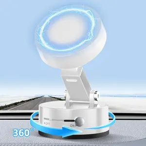 360°Rotating Cell Phone Holder Multifunctional Waterproof Vacuum Sucker Bracket, Foldable & Telescopic Magnetic Phone Holder, Portable Phone Holder for Car, Office, Home, Glass, Stand, Phone Accessories Smartphone Cellphone car phone holder