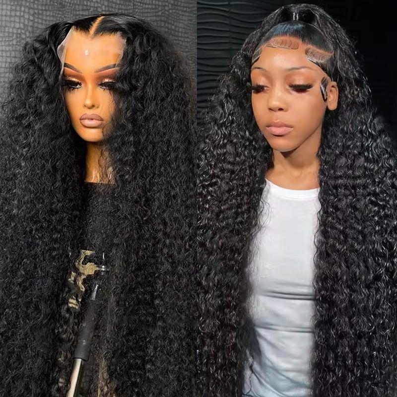 [NEW] Bling Hair Deep Wave 13x6 HD Lace Frontal Wig Water Wave HD Transparent 13x4 Deep Curly Lace Frontal Human Hair Wigs For Women TikTokShopHolidayHaul