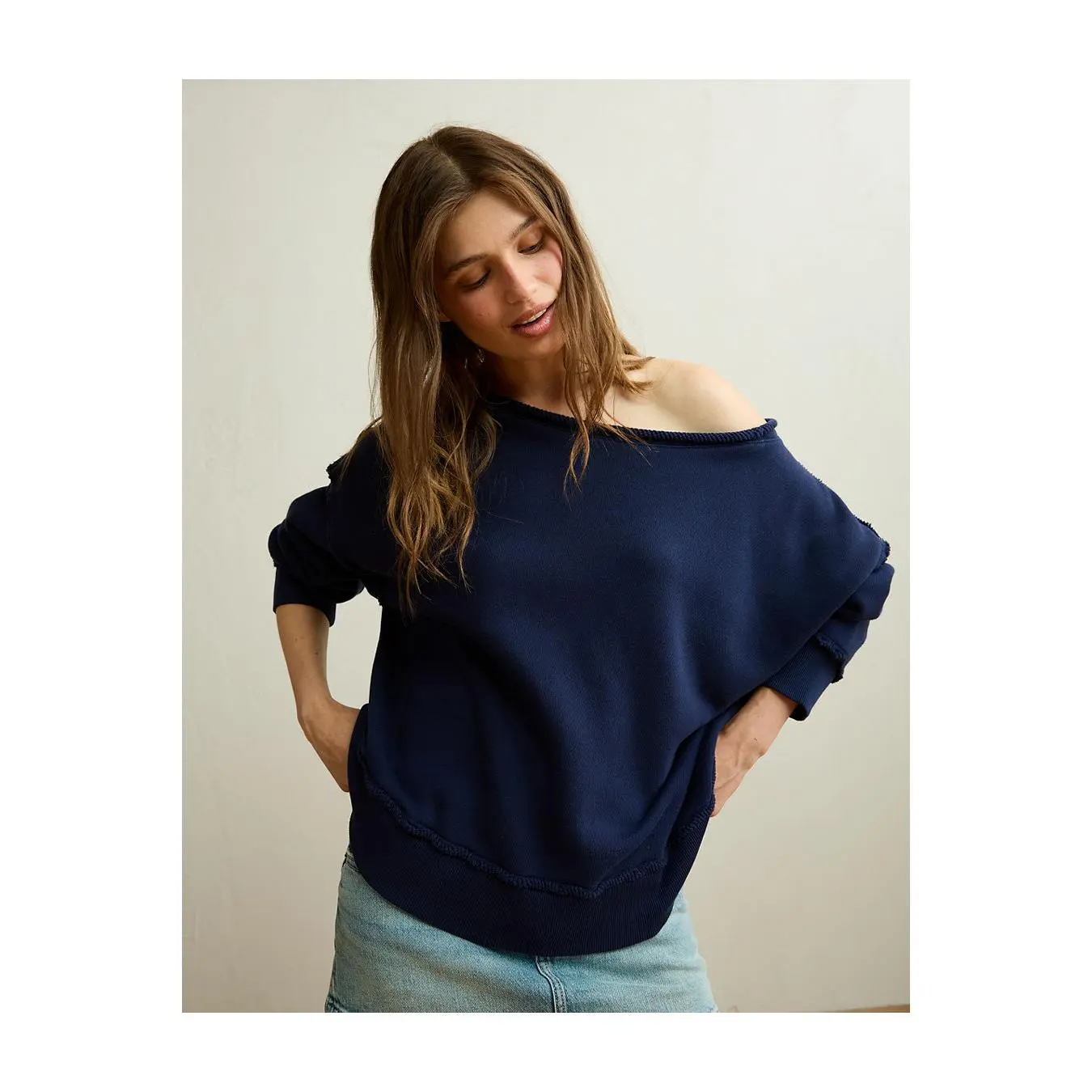 AE On a Roll Off-the-Shoulder Sweatshirt