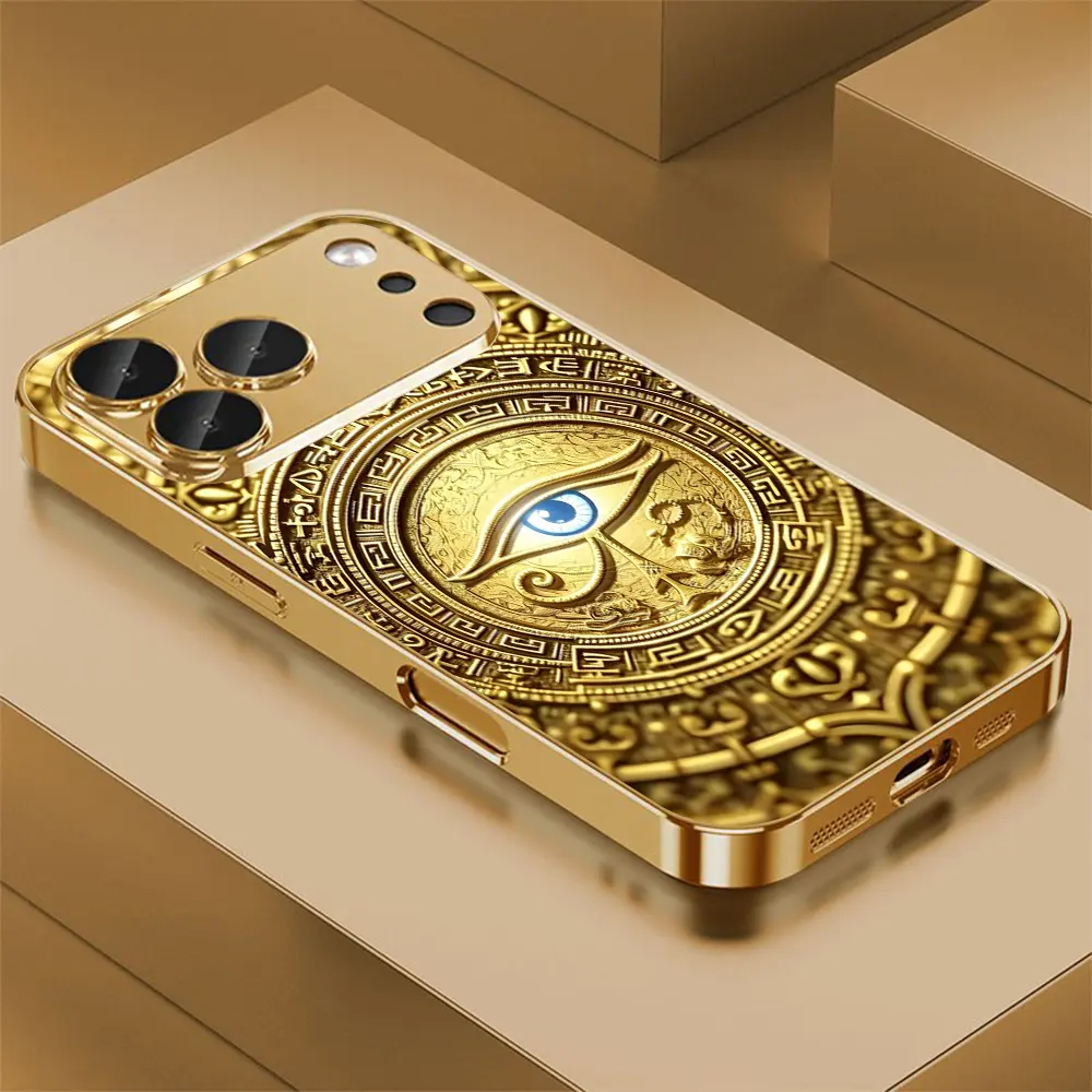 Egyptian Horus Eye Totem 2D Printed Protective Phone Case - Multi-Model Accessories for iPhone 18 17 Pro Max 16 15 14 13 12 11, Samsung Galaxy S25 Ultra S24 S23 S22 S21 S20 A Series - All-Inclusive - ZQ192 Series