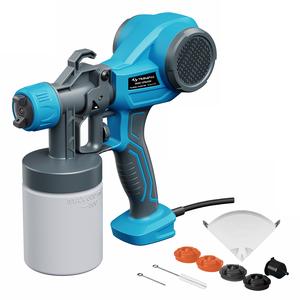 Tilswall Alien 500 HVLP Electric Sprayer, Adjustable Width Knob, 600ml Container, 4 Nozzles, 3 Patterns, Easy to Clean – Great for Furniture, Walls, Fencing & DIY High Power Hv lps Handle Tool for mom father mother gift