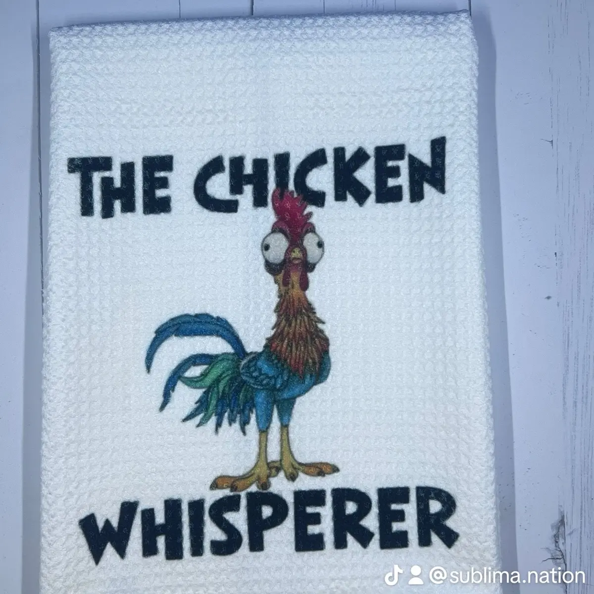 The Chicken Whisperer Kitchen Towel - Ideal for Wiping Dishes and Countertops
