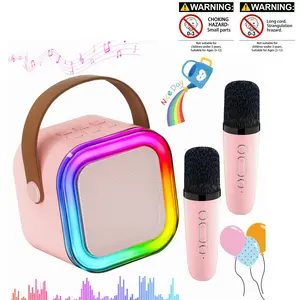 Portable Kids Karaoke Speaker With Microphone Bluetooth Compatible Loud Clear Sound Travel Friendly For Family Gatherings Suitable For 4-12 Years Old Boys Girls Ideal Birthday Holiday Gift