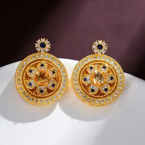 Golden Rotating Pendant in Snowflake Shape with Attached Chains for Adults Luxurious Gold Finish Versatile Design for Parties Events or Everyday Use