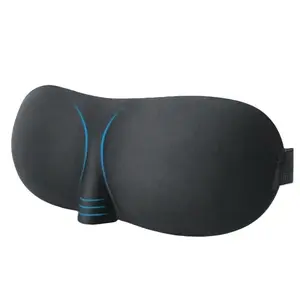 3D Contoured Light Blocking Sleep Eye Mask - Travel Portable, Breathable & Zero-Pressure, Adjustable Nose Pad for No Light Leakage, Ideal for Office Nap & Deep Sleep, Weighted Eye Mask