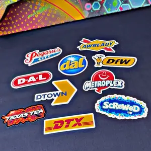 Dallas Culture Mini Sticker Pack - DTX Metroplex Edition Featuring Pegasus City Awready DFW Dtown Texas Tea Screwed Up