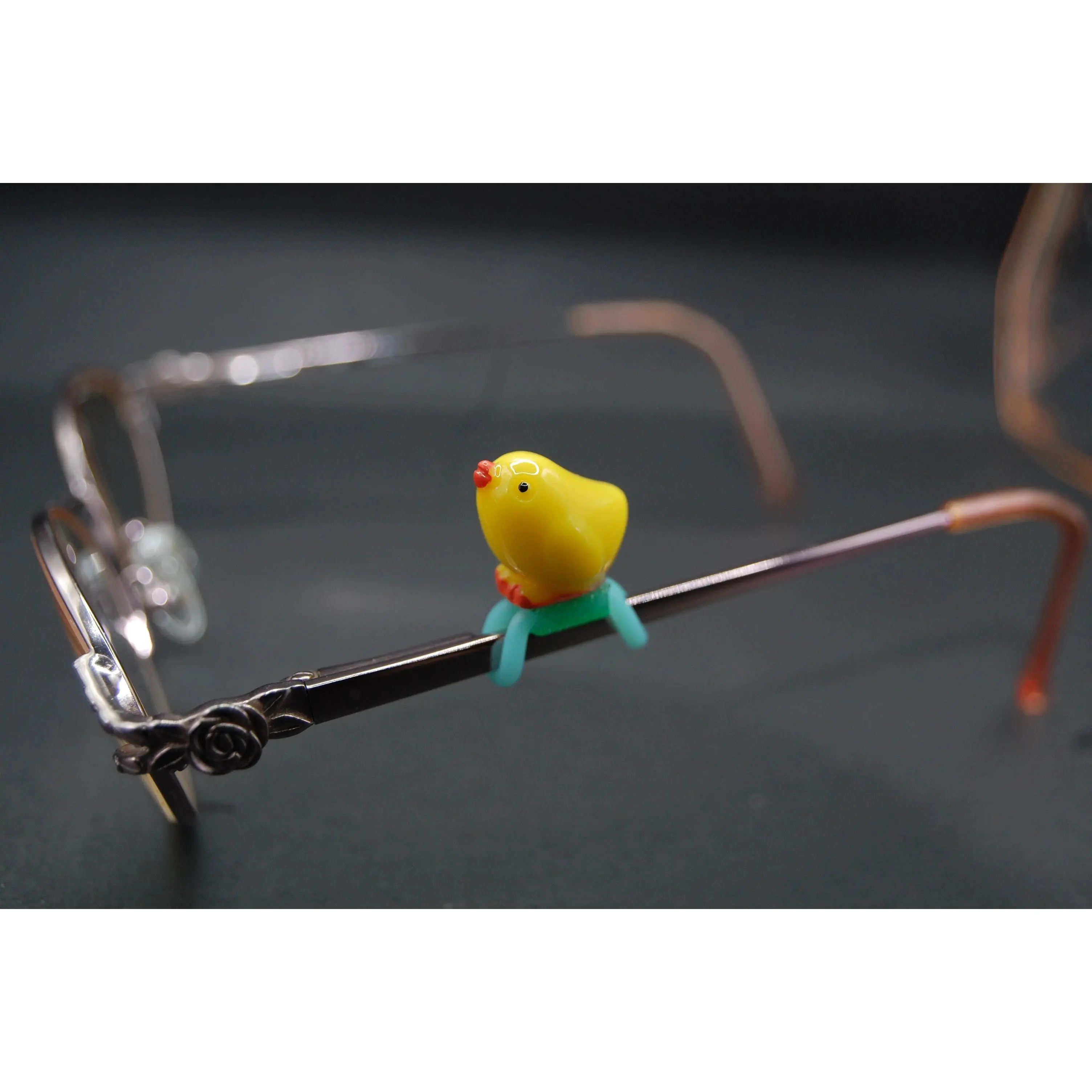 Changeable Eyeglass Charms for Unisex Eyewear - Durable & Stylish Decorations in Animal, Food & Hobby Themes, Fashion Jewelry, Bird, Animals, Unisex Fit, Durable Charm, Changeable Fashion Jewelry, Everyday Wear, Subtle Enhancement