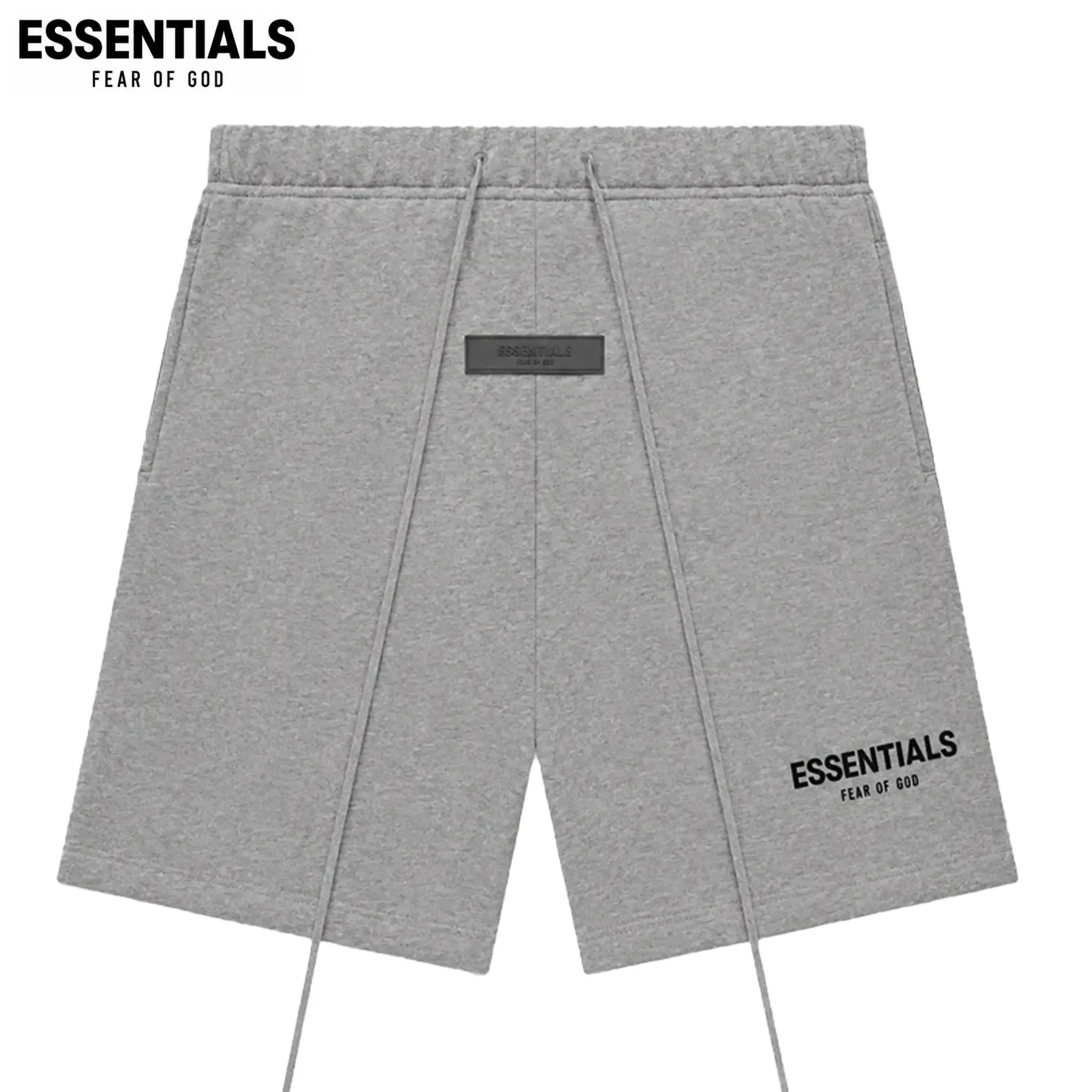 Fear of God Essentials Logo Sweat Shorts Relaxed Fit Drawstring Casual Streetwear Lounge Shorts Everyday Summer Bottoms