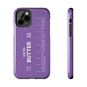 Salted Butter Phone Case: Protective Funny Compatible with iPhone 17-11 Pro Max/Plus and Samsung Galaxy S23-25
