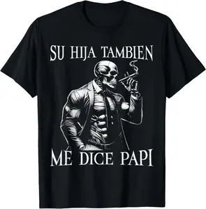 Calacas Chidas T-Shirt – Funny Mexican Skull Tee with Gym Sarcasm & Slang Sayings