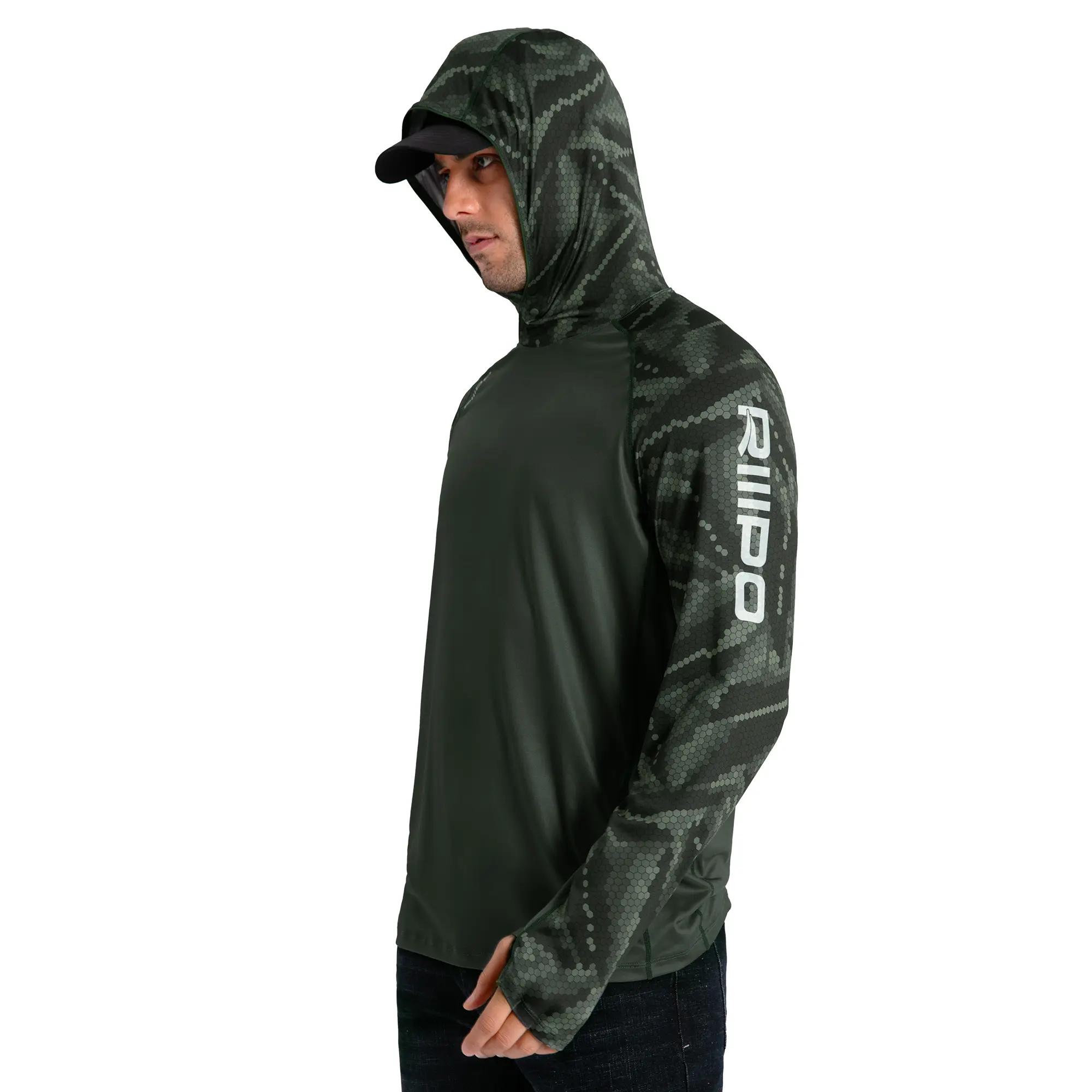 Dark Green - Hexagon - Mix Print