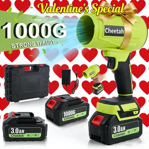 1000G High Thrust Cordless Blower with Pure Copper Motor Turbo Jet for Car Drying Leaves & Snow Perfect Christmas Gift for DIYers