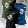 American Vintage Mexican Graphic Print Men's Tank Tops, 3-Pack Round Neck Sleeveless Tees, Sleeveless Shirts, Trendy Tops for Memorial Day Apparel