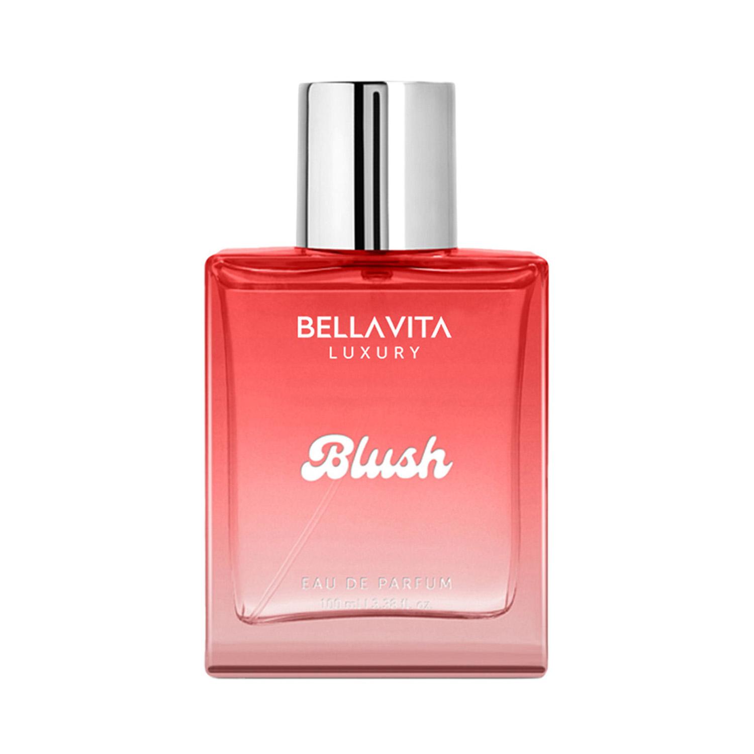 Bellavita Luxury Blush Eau De Parfum 100ML | Fruity Musky Women Perfume | Long Lasting Romantic Fragrance | Women Perfume Gift Set | Perfume for Women | Women’s Day Edition