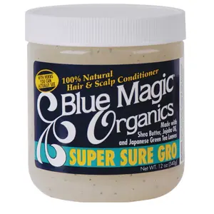 Blue Magic Originals Super Sure Gro Conditioner 12 oz Haircare Shampoo Green Tea