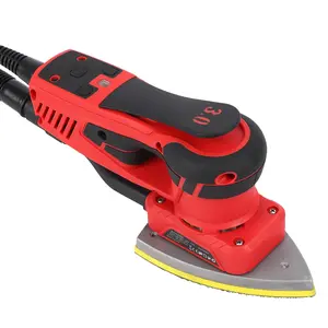 Garvee Electric Detail Sander, 350W Brushless Multi-function Variable Speed Motor Mouse Sander with 12 Sanding Paper, 10,000 OPM, For Woodworking, Polishing, Carpentry