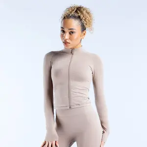 (full Logo) Women's Dfyne Dynamic Zippy Jacket - Flash Sale - Water-Resistant Lightweight Coat for Hiking, Running Long Sleeves