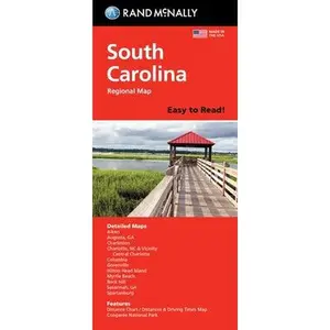 Rand McNally Easy to Read: South Carolina State Map by Rand McNally