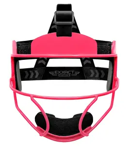 Exxact Sports Softball Face Mask Girls Youth & Adult, Protective Lightweight Fielders Mask Softball Youth For Enhanced Performance (Pink)