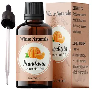 Mandarin Essential Oil, Aromatherapy Oil for Diffusers, 100% Pure, Natural, Undiluted, Therapeutic Grade Oil, Radiant Skin, Healthy Hair and Scalp, Exotic and citrusy Aroma