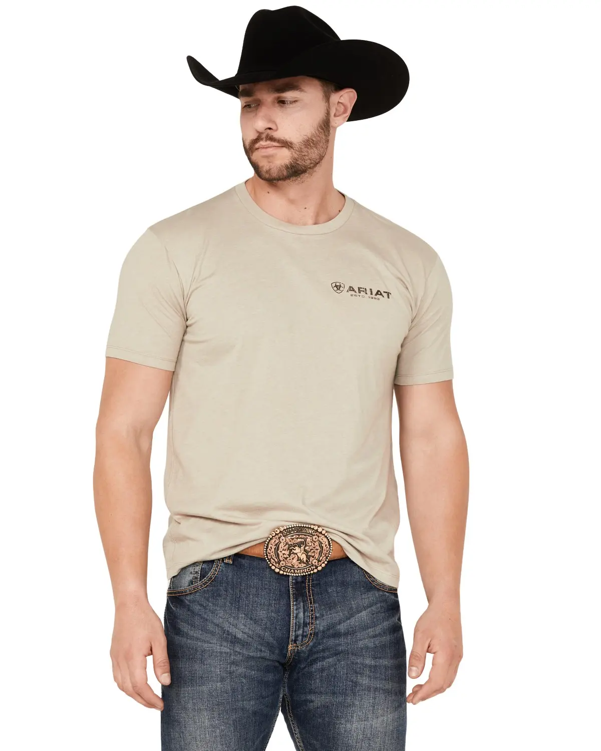 Ariat Men's Men'S Boot Barn Zuni Flag Logo Short Sleeve Graphic T-Shirt - 10047888