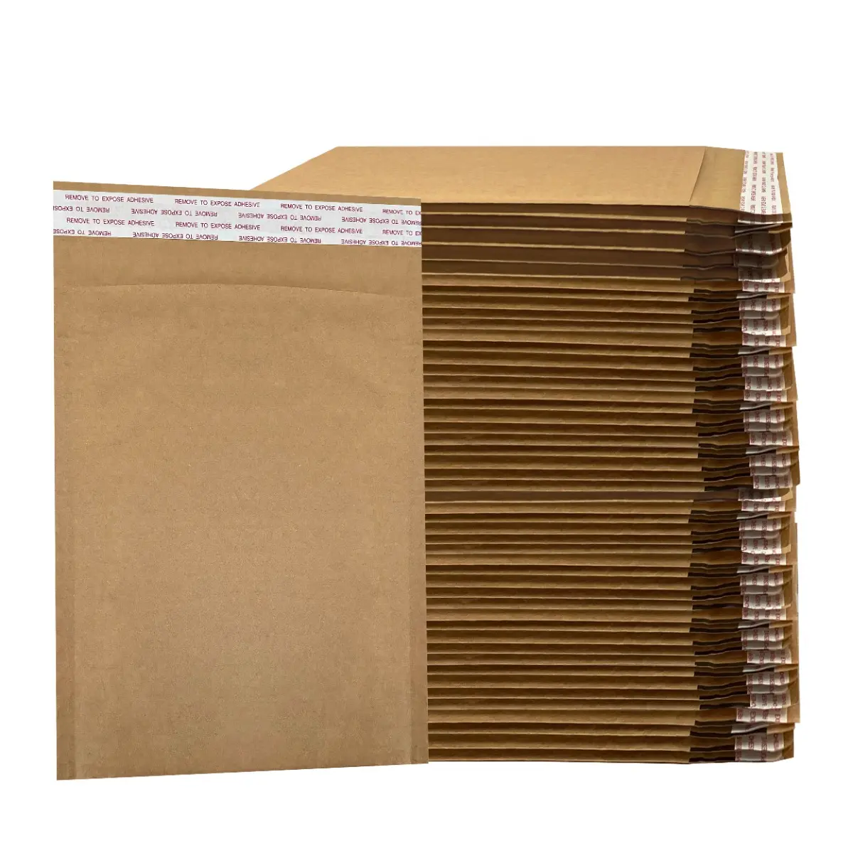 UOFFICE #0 Size Honeycomb Opaque Natural Paper Shipping Cushioned Mailers, 6"x9" Pack of 250 - Eco-Friendly Recyclable Padded Envelopes with Self-Adhesive Strip, Lightweight, Secure Layer, Reduces Shipping Expenses