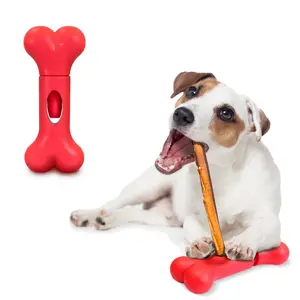 GoSports Chew Champ Bully Stick Holder for Dogs - Small or Large - Securely Holds Bully Sticks to Help Prevent Choking