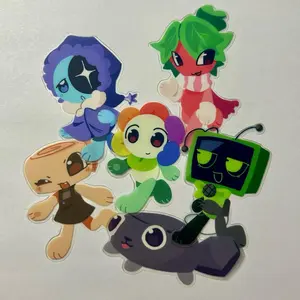Dandy’s World Keychain || Dandy, Vee, Astro, Shelly, Pebble, & Sprout