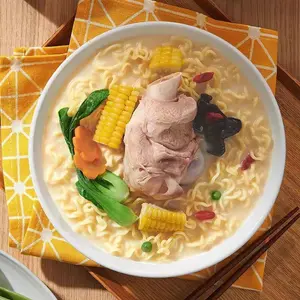 BaiXiang Pork Bone Instant Noodles, Rich Savory Broth, 5-Pack, Only $1.99 Per Pack, Ships from USA,  Convenient Delight buldak
