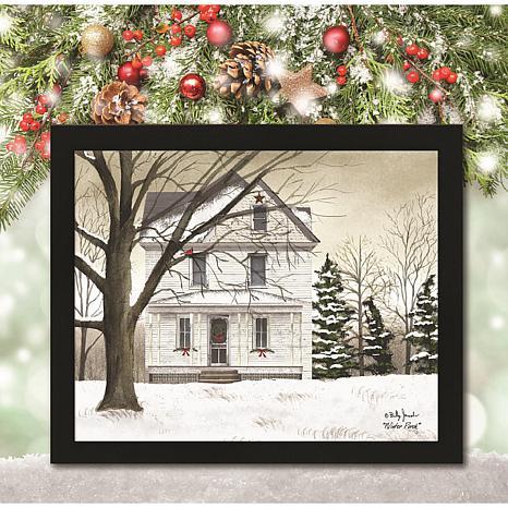 Courtside Market Framed Board - White Christmas, 8" x 10"
