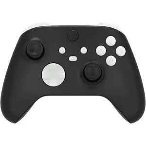 Extremerate Replacement Buttons for Xbox Core Wireless Controller, White DIY Accessories Kit LB RB LT RT Bumpers Trigers Dpad ABXY Start Back Sync Share Keys Parts for Xbox Series X & S Controller