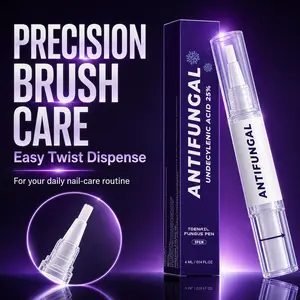 Antifungal Undecylenic Acid 25% Toenail Fungus Pen for Nail Care and Appearance Improvement Portable Liquid Solution with Brush Applicator 4ml 0.14 Fl Oz mothersdaygift Summer Vibes