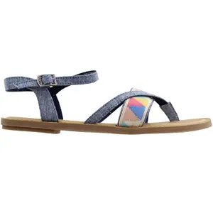 TOMS Womens Lexie Flat Casual Sandals Casual - Blue