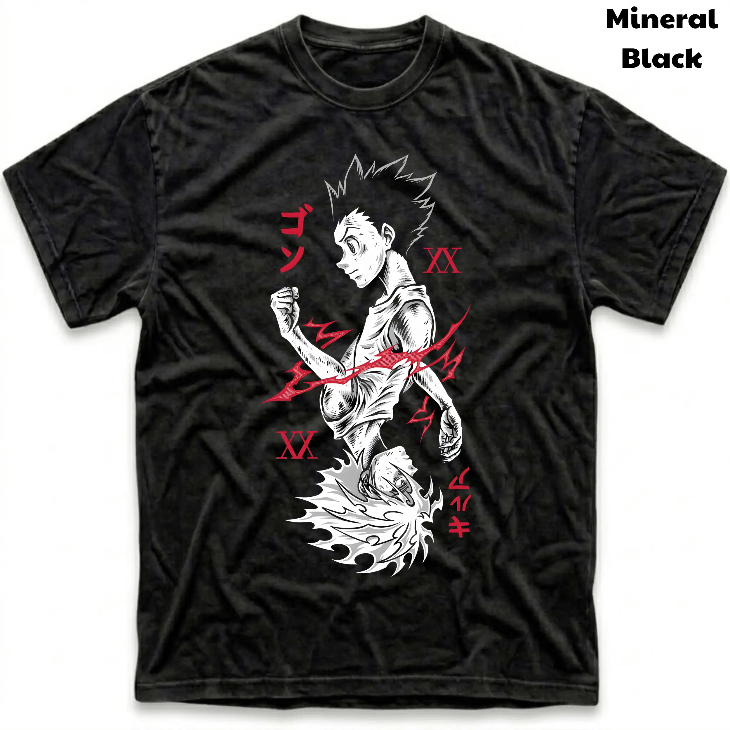 Men's Short-sleeve T-shirts, Killua Zoldyck Vintage Tee, Killua Zoldyck T-Shirt, Hunter x Hunter Graphic Tees, Unisex Anime Manga Shirt Top Menswear Womenswear Streetwear