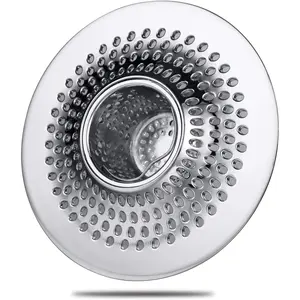 Drain Hair Catcher Tub Drain Protector, Stainless Steel Bathtub Shower Drain Hair Stopper Strainer  for Shower Bathroom Sink to Catch Hair