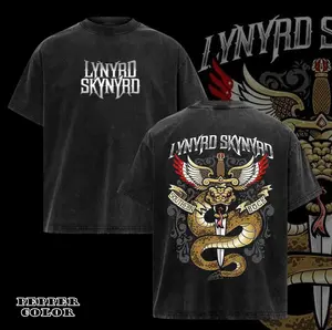 Lynyrd Skynyrd Band Tee, metal band shirt, rock tour t-shirt, alternative band merch, trending t-shirt, 90s graphic tee, vintage graphic tee, grunge aesthetic shirt, classic rock merch