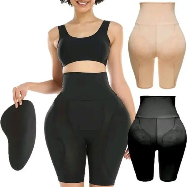 HIGH WAIST LIGHTLY SHAPED SHAPEWEAR SHORTS